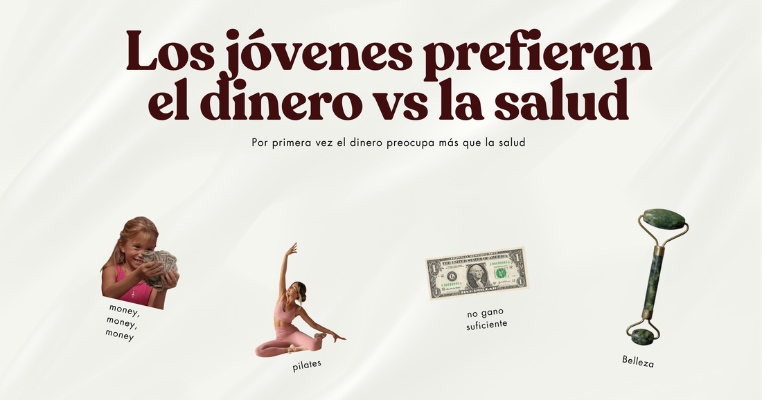 El dinero ha superado a la salud como principal preocupación de los menores de 40