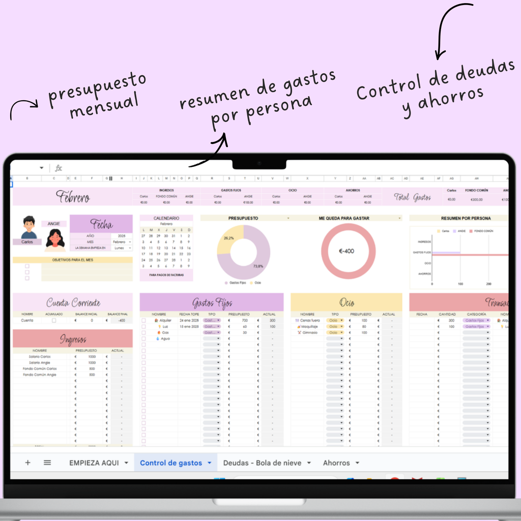 Finanzas en pareja PRO